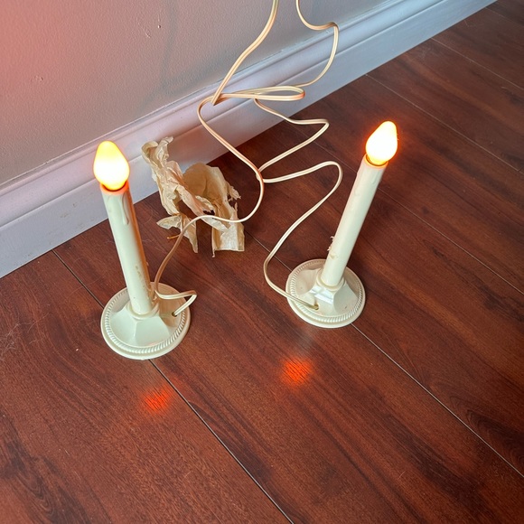 noma lights Holiday Vintage Noma Lights Electric Candolier Set Of 2